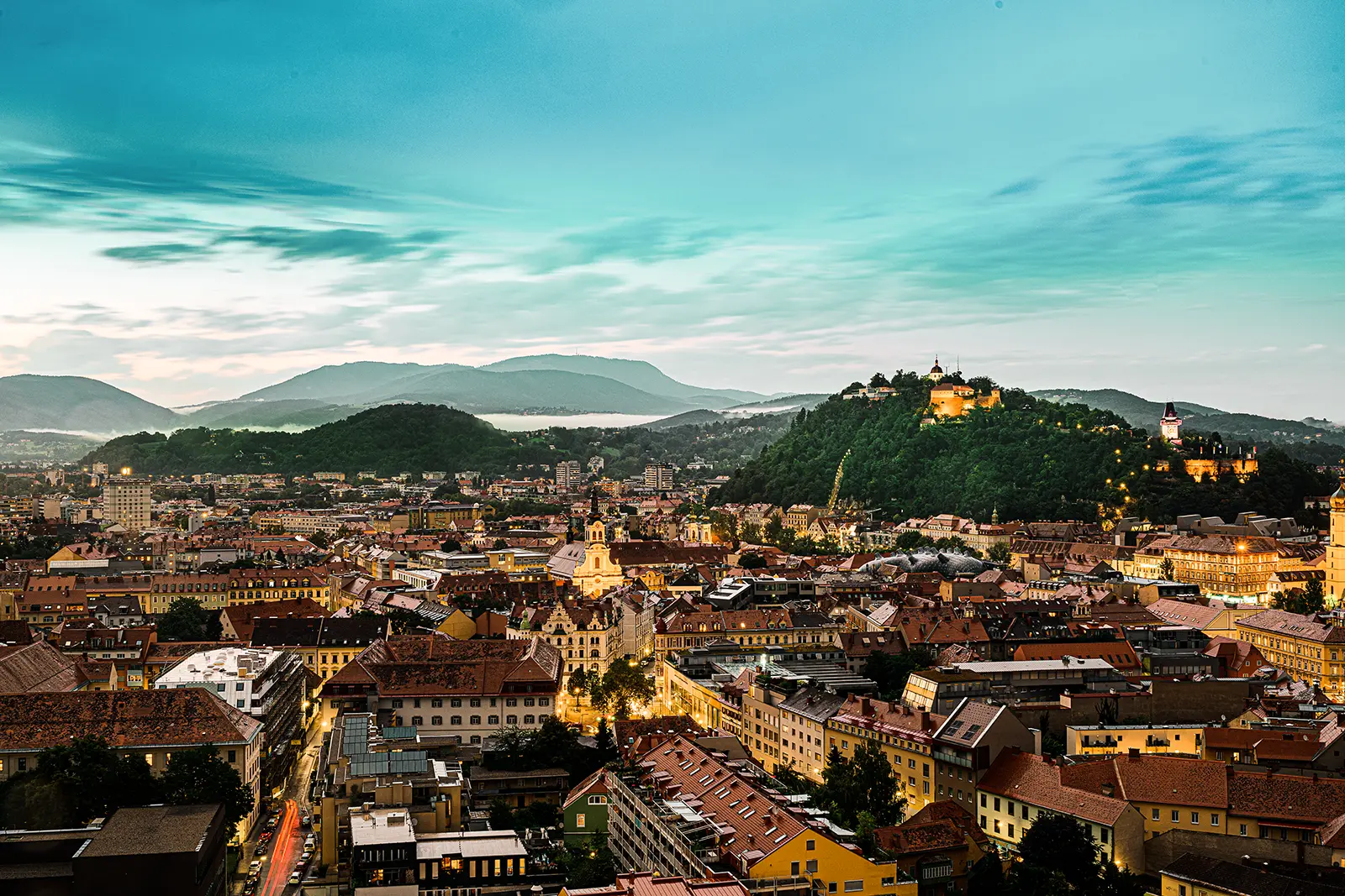 Dachlandschaft Graz - Foto: Pixelmaker